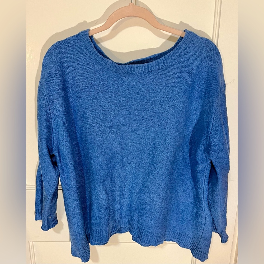 Bellerose Vibrant Blue Crew Neck Sweater